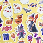おかしなハロウィンのフレークシール（45枚入）