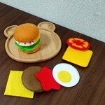 フェルトでおままごと☆ハンバーガー