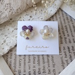 【ピアス】ビオラのお花♡