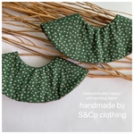 autumn flower bib