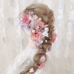 オーダー✨ヘッドドレス★ウエディング★ナチュラル★ガーデン★結婚式★花嫁★卒業式★ヘアアクセサリー★ヘッドパーツ★マタニティフォト★成人式