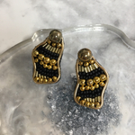fine stitch  gold/ pierce or earring