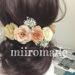 フラワーヘアアクセサリー