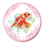 金魚のエサ缶〜ピンポンパール（桜）
