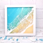 【black853さま専用】海レジン sea paint ~White(大)~