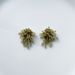 ビーズシャワー ピアス イヤリング "green"