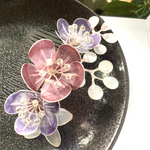 梅の花のヘアコーム⭐︎アメリカンフラワー