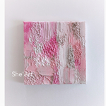送料無料【1点もの・ハンドメイド】PINK×ミニabstract