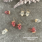 ꫛꫀꪝ✧‧ ジューシー 苺 ピアス/イヤリング