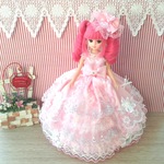 リカちゃん お姫様ドレス 一点物☆ピンク