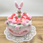 🐇🌹　メルヘンケーキ　染60