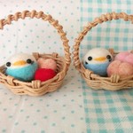 可愛いセキセイインコのバレンタイン