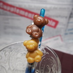 くまチョコ☆デコペン(ブルー)①