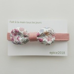 猫の首輪　ーサーモンピンク＆liberty(g.p)ー