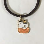 🎃ハロウィン🎃ぷっくり可愛いかぼちゃ猫ちゃんヘアゴム 