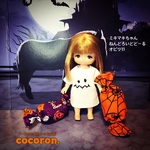 【ミキマキちゃん ねんどろいどどーる オビツ11 服】おばけワンピースとキャンディクッション2