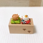 うたたねこ　三毛　茶トラ