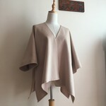 カシミヤウールBで作ったケープ