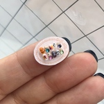 【送料込み】【ドールサイズ】ミニチュア　ネイルチップ　ハロウィン　