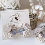 gray flower design
