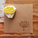 蓮の花のはんこ