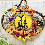 受注販売😊パンプキンリース🎃👻クロネコちゃん