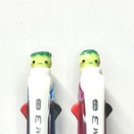 ※選択式※ 蓄光かっぱ 3色ボールペン【油性インク0.7mm黒、赤、青】