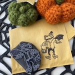 消しゴムはんこ　カエルくんのハッピーハロウィン