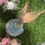 ふくろうの羽根付き猫のおもちゃ・3