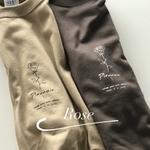 【2日間限定SALE】ローズ / ユニセックス・ビッグシルエットTシャツ / 全3色