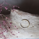 【ame nochi hare 雨のち晴れ 】1/2 リング 真鍮×silver