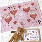 ハートバルーンブランケット