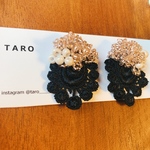 レース　つぶつぶピアス／イヤリング　
