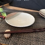 新作！荒土粉引ラインのお皿