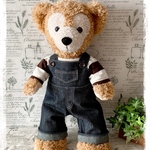 ★ダッフィー コスチューム★ボーダーロンT&オーバーオール