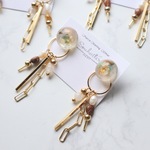 natural stone charmピアス／イヤリング