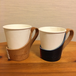 レザー紙コップホルダー