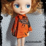 *ブライス*コート*Halloween×orange*