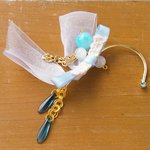リボンイヤーフック【現品1点限り】