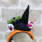 カボチャに変身🎃HalloWeen帽子　👻🍬🍭