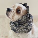 迷彩柄★グレイ　犬用スヌード　中型犬用スヌード