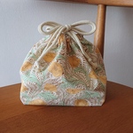 [sale] お弁当袋 (巾着) ☆ ゆれるお花