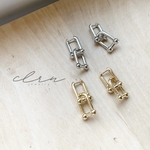  2way カラー チェーン ピアス　