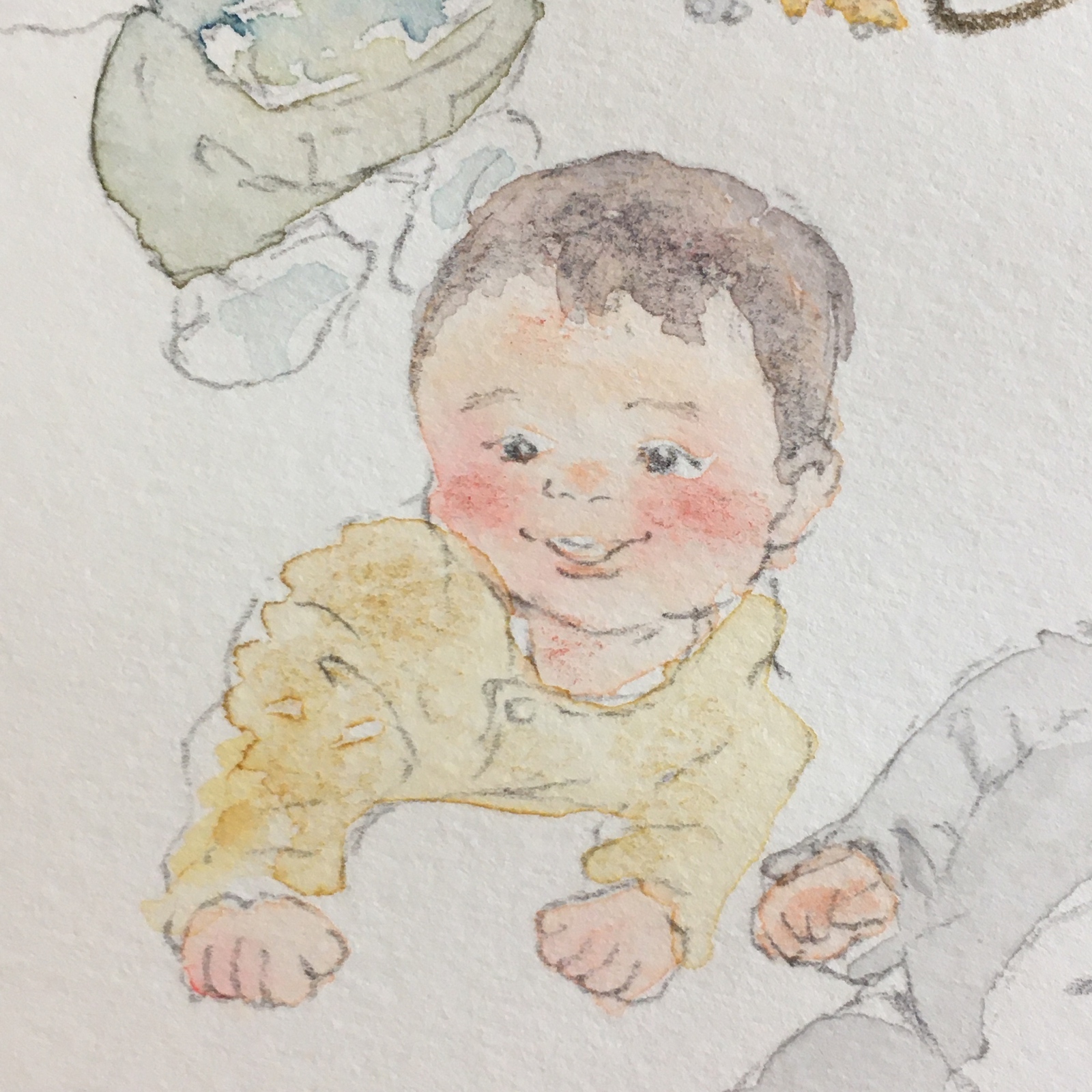 こどもの日、お誕生日❤︎お祝い似顔絵イラストオーダー 似顔絵オーダー A4 イラスト オーダーメイド 1歳 誕生日 記念日