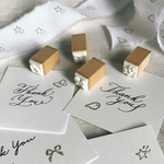 【sale】ミニはんこ4個セット〈全4種類〉