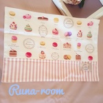 入園・入学準備  大人も子供も使えるランチョンマットマカロン 