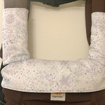 リバティ　アデラジャ　ハンドメイド　ペールカラー　パープル　抱っこひもカバーセット
