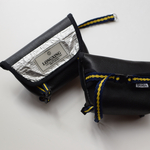 098　メッセンジャーbag   　黒×黄
