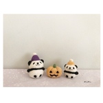 パンダ親子のハロウィン