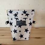 マナーポーチ★黒 星柄